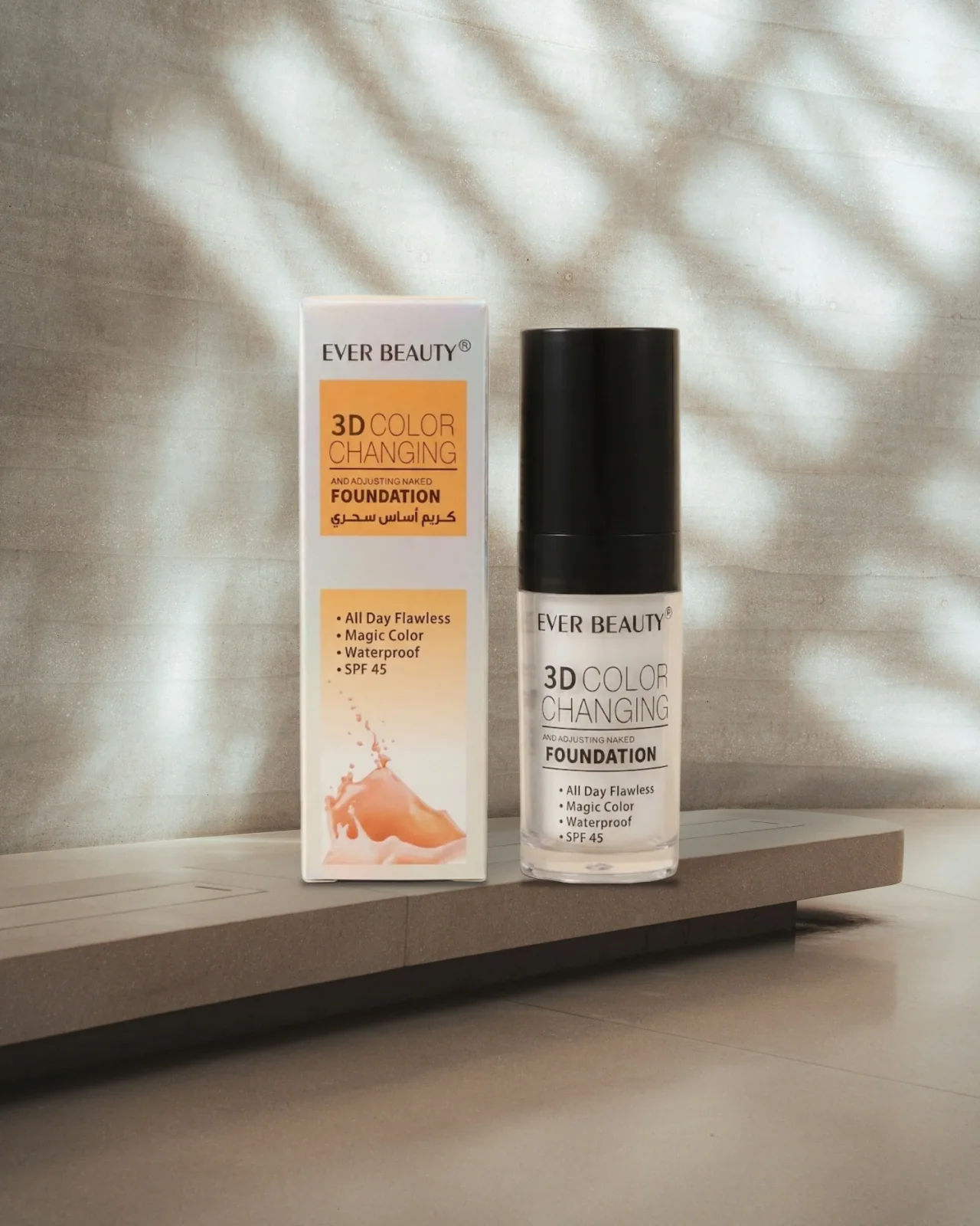 Ever Beauty 3D Color Changing and Adjusting Naked Foundation
