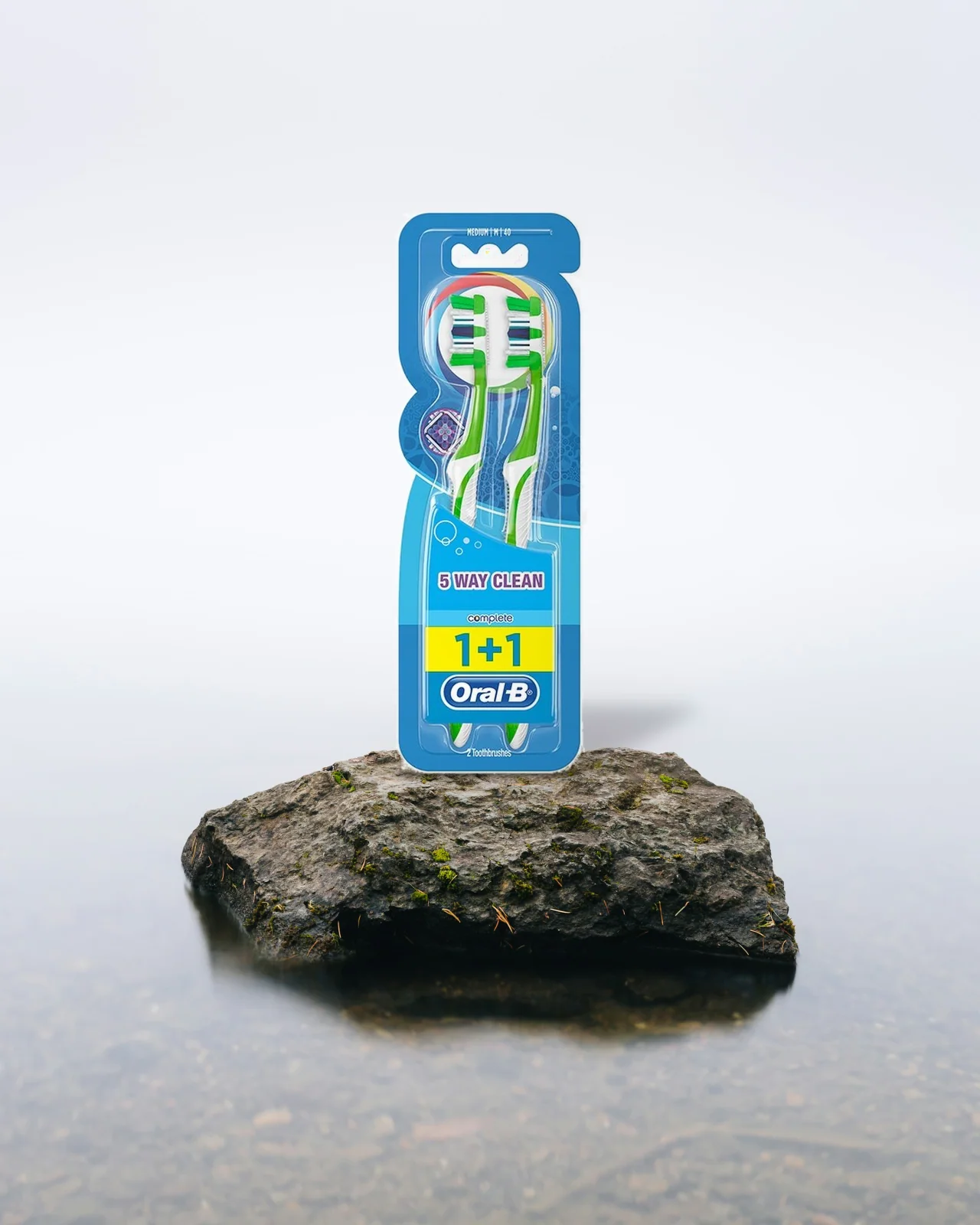 Oral-B 5-Way Clean Toothbrush 1+1 *72
