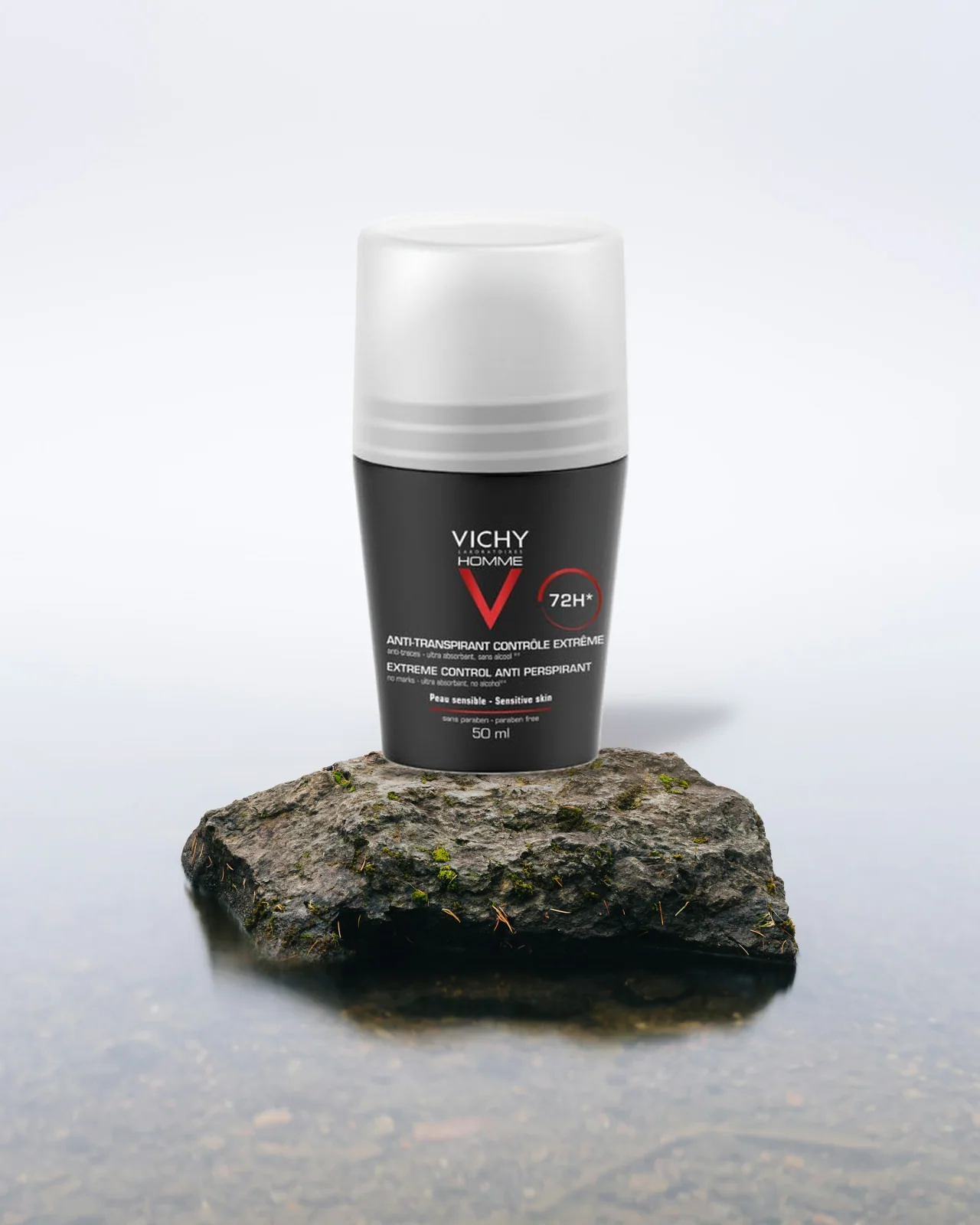 Vichy Roll-On Extreme Men's Black 50ml 72 Hours
