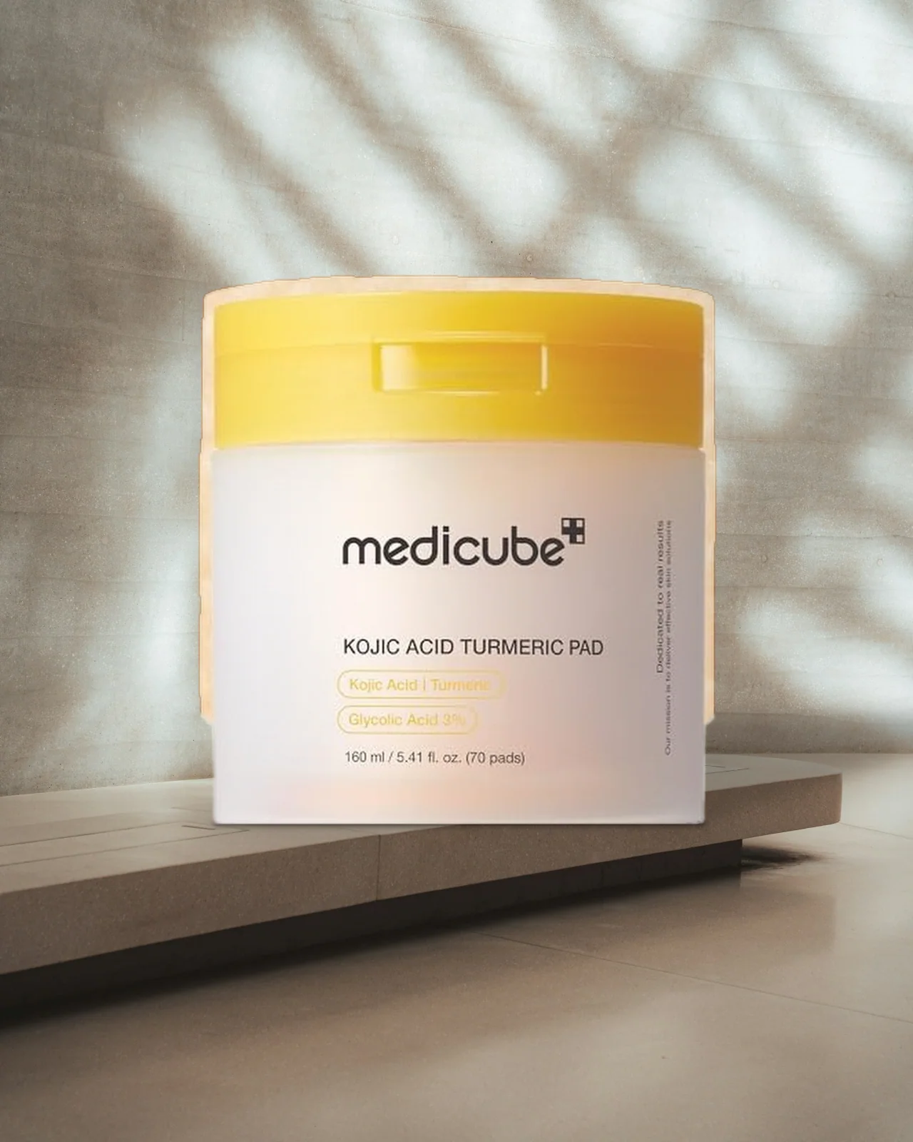 Medicube Kojic Acid Turmeric Brightening Toner Pad - 70 Pads