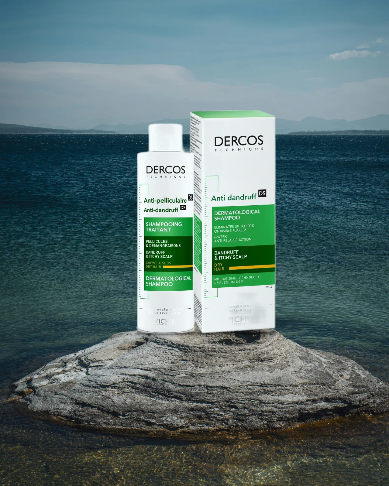 Vichy Dercos Anti-Dandruff Treatment Shampoo for Dry Hair 200ml