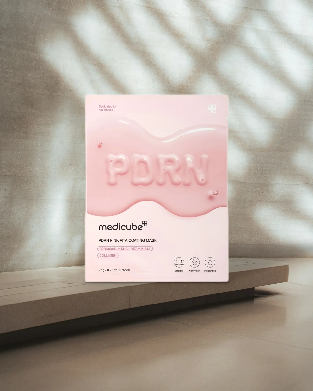 Medicube PDRN Pink Vita Coating Sheet Mask - 1 Sheet (22 g)