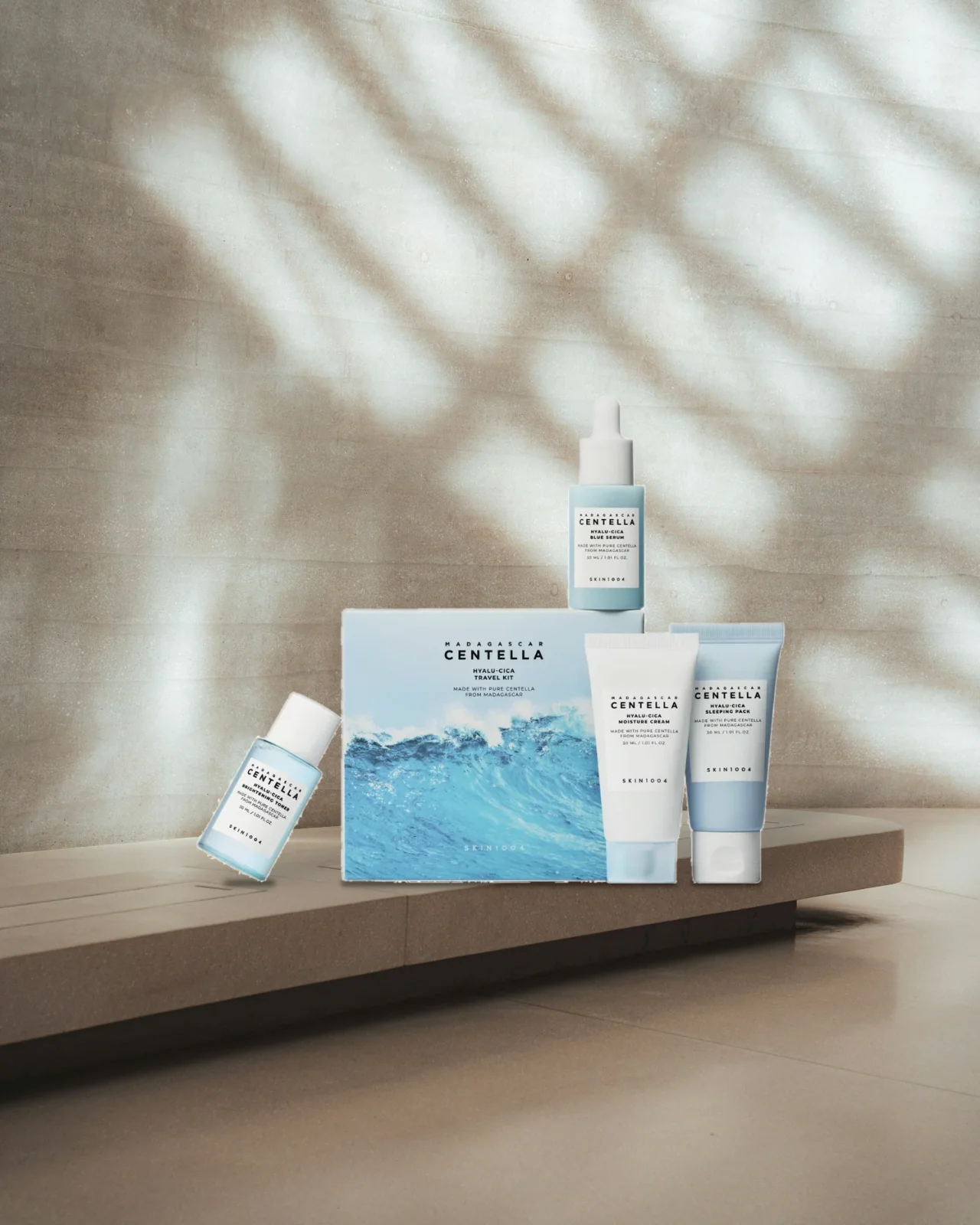 SKIN1004 Madagascar Centella Hyalu-Cica Travel Kit (4 Items)