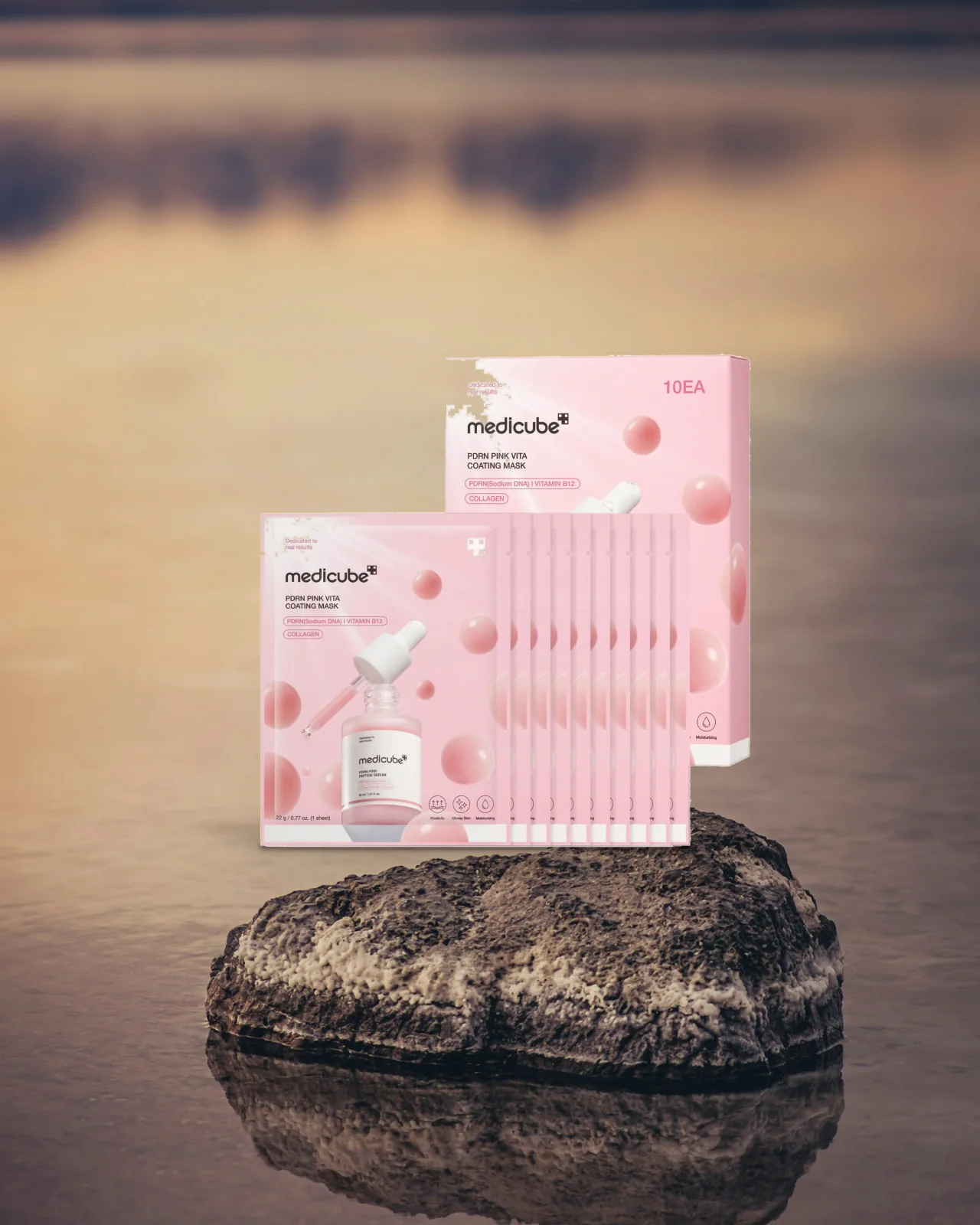 Medicube PDRN Pink Vita Coating Sheet Mask - 22 g