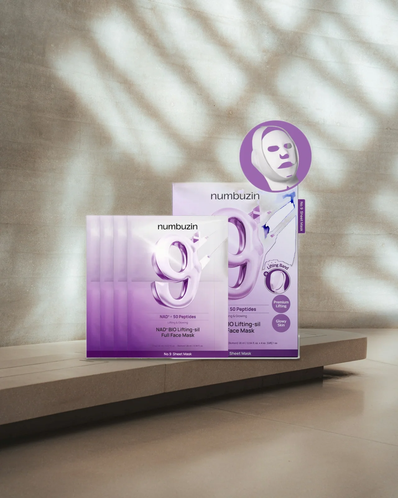 Numbuzin No.9 NAD+ Bio Lifting-sil Full Cover Facial Mask
