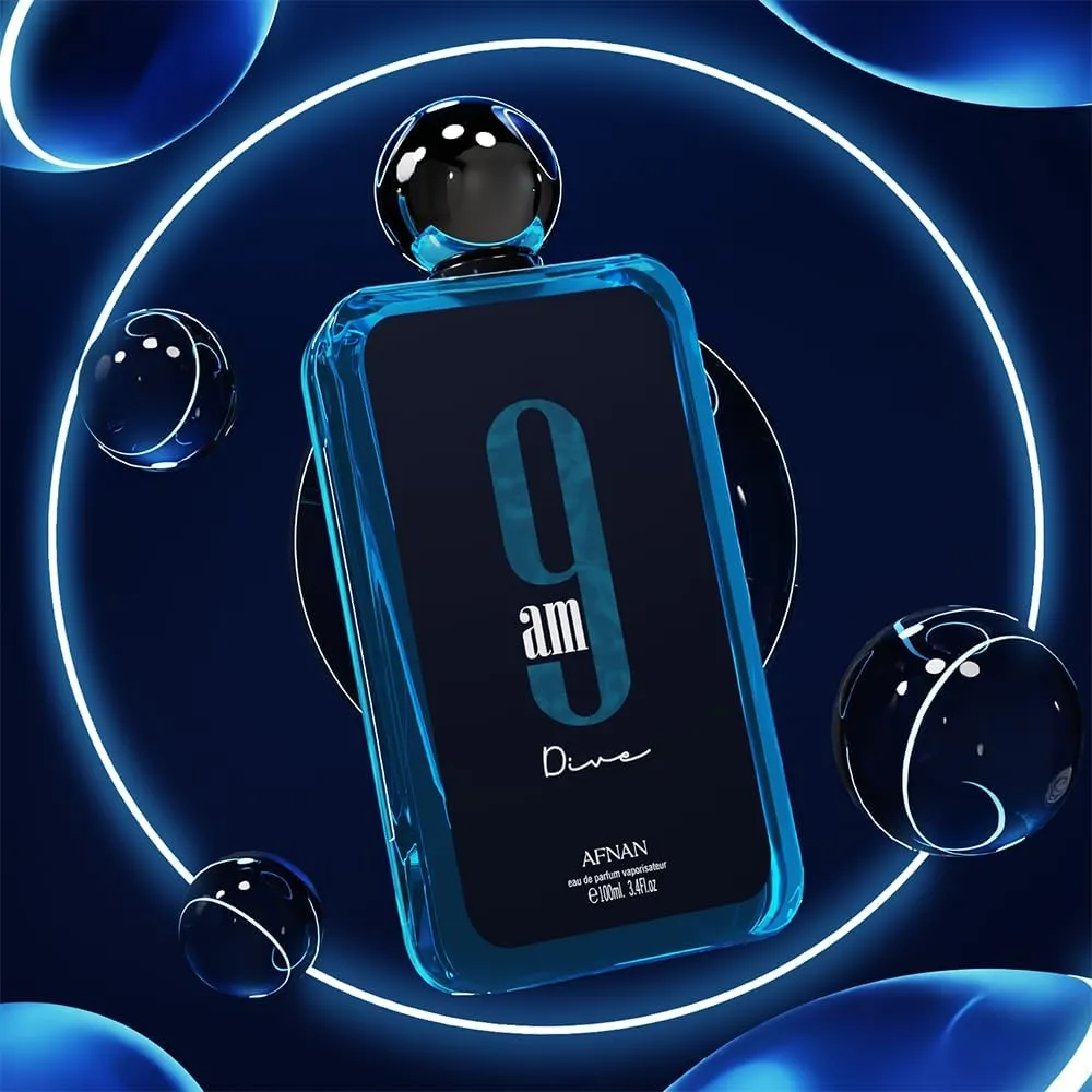 Afnan 9AM Dive Edp 100ml Unisex - Official Product Image | Abdulghani Trading