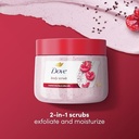 Dove Body Scrub  Crushed Cherries & Chia Milk  15 Oz (425 G)