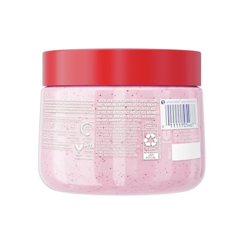 Dove Body Scrub for Silky Soft Skin, Pomegranate & Shea Butter Exfoliates and Provides Lasting Nourishment 425g