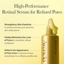 Arencia Retinal Serum, Advanced Night Serum with Retinal, Caffeine and Ectoin, Pore Refining and Firming Formula, 1.01 Fl Oz