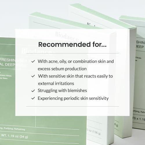 Biodance Refreshing Sea Kelp Real Deep Mask 4 Pcs