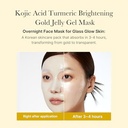 Medicube Kojic Acid Turmeric Brightening Gel Mask 1 Sheet