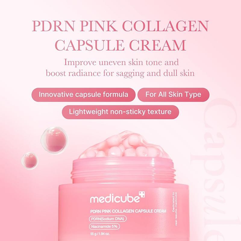 Medicube PDRN Pink Collagen Capsule Cream 55 G