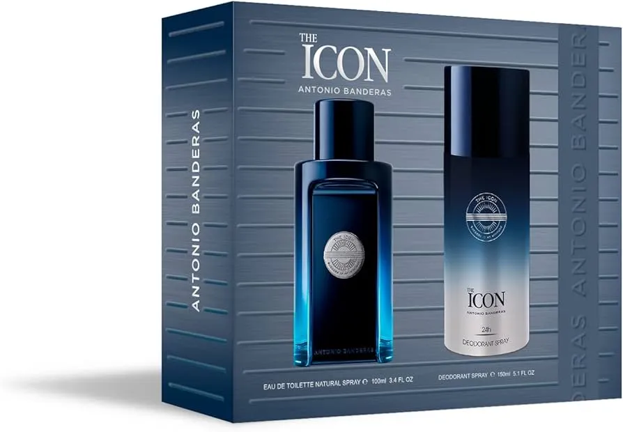 Antonio Banderas The Icon Eau de Parfum 100ml Gift Set for Men - Official Product Image | Abdulghani Trading