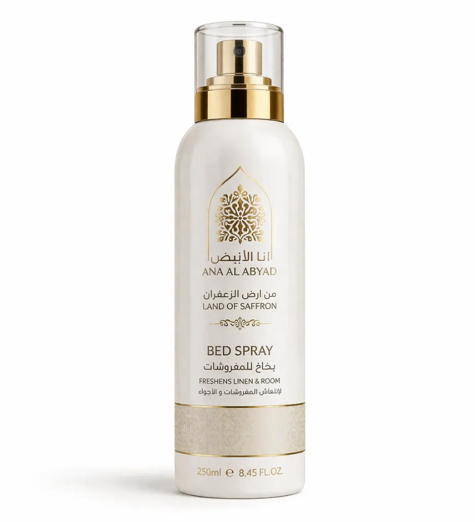 Ard Al Zaafaran Ana Al Abyad Bed Spray 250ml - Official Product Image | Abdulghani Trading