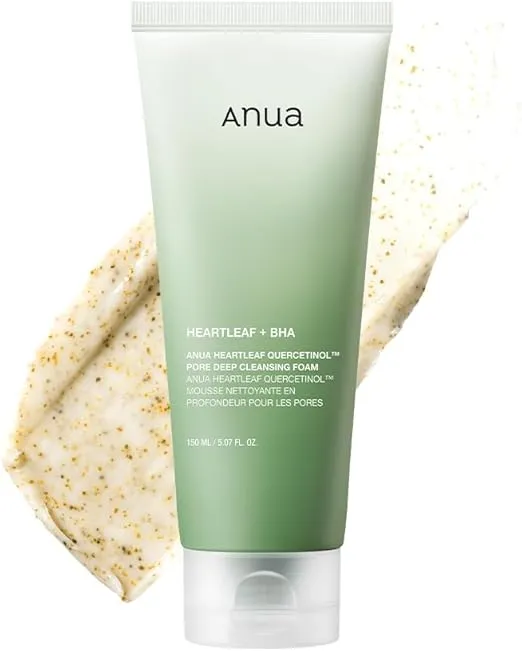 Anua Heartleaf Quercetinol Pore Deep Cleansing Foam 150ml - Gallery View 2 | Abdulghani Trading
