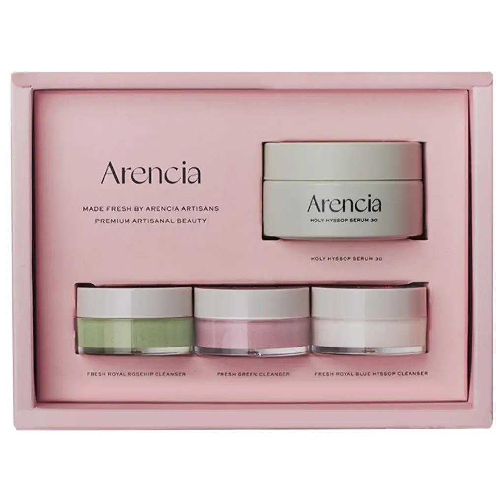 Arencia Fresh Cleanser & Serum Discovery Kit - 4 Pcs - Official Product Image | Abdulghani Trading