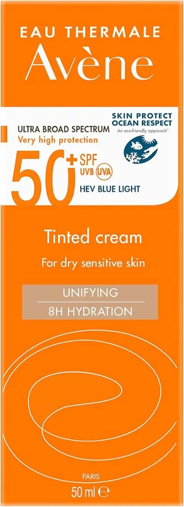 Avène SPF 50+ Tinted and Unifying Cream 50ml - Official Product Image | Abdulghani Trading