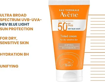 Avène SPF 50+ Tinted and Unifying Cream 50ml - Product View 4 | Abdulghani Trading