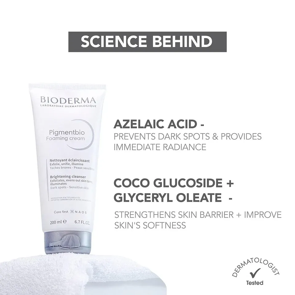 Bioderma Pigmentbio Foaming Cream Brightening Cleanser 200ml - Product View 2 | Abdulghani Trading