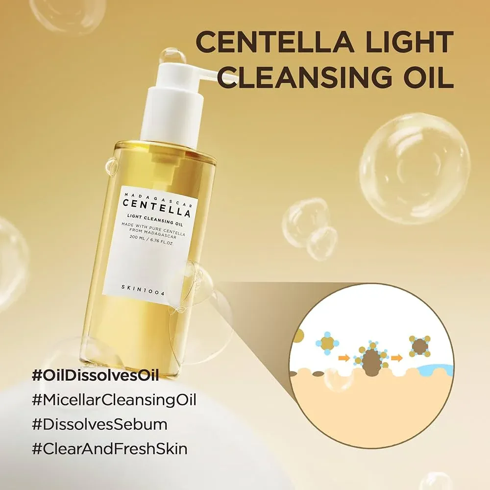 SKIN1004 Madagascar Centella Light Cleansing Oil 200ml - Official Product Image | Abdulghani Trading