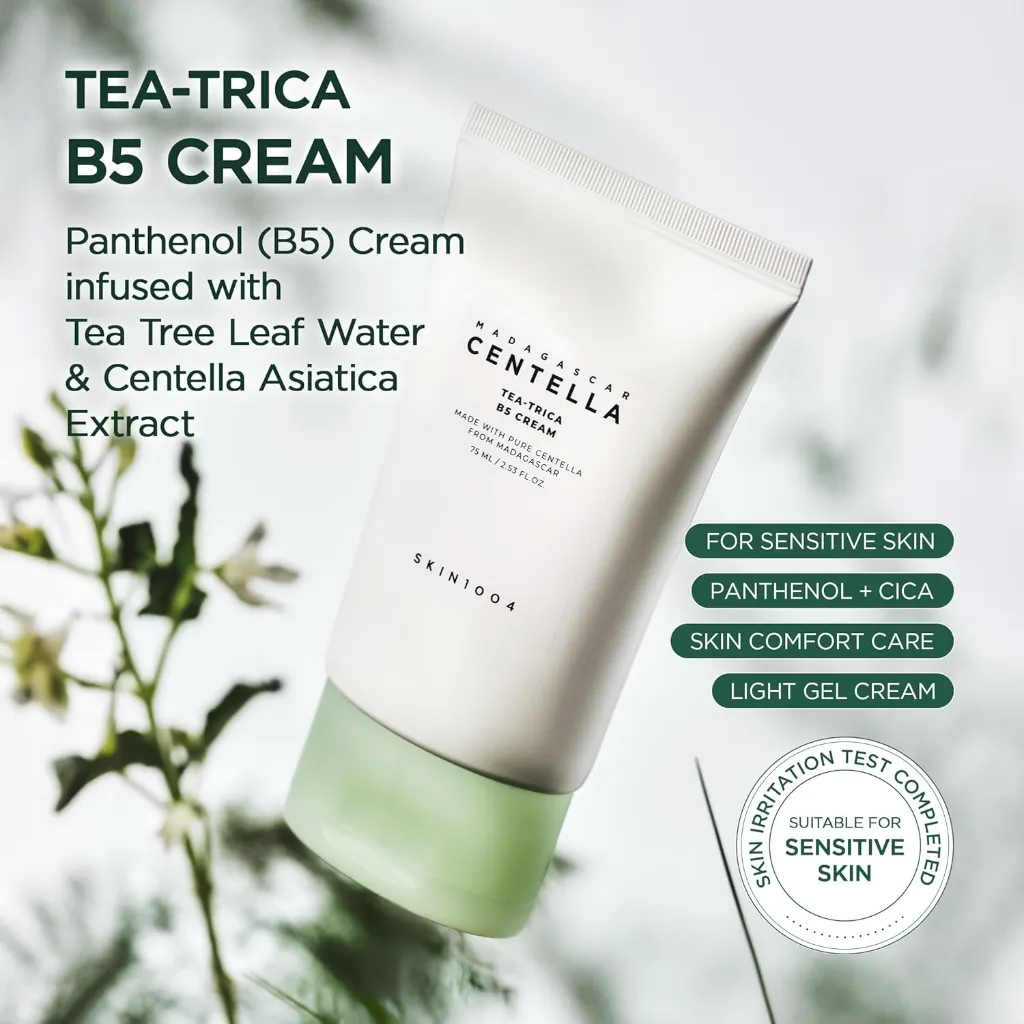SKIN1004 Madagascar Centella Tea-Trica B5 Cream 75ml - Official Product Image | Abdulghani Trading
