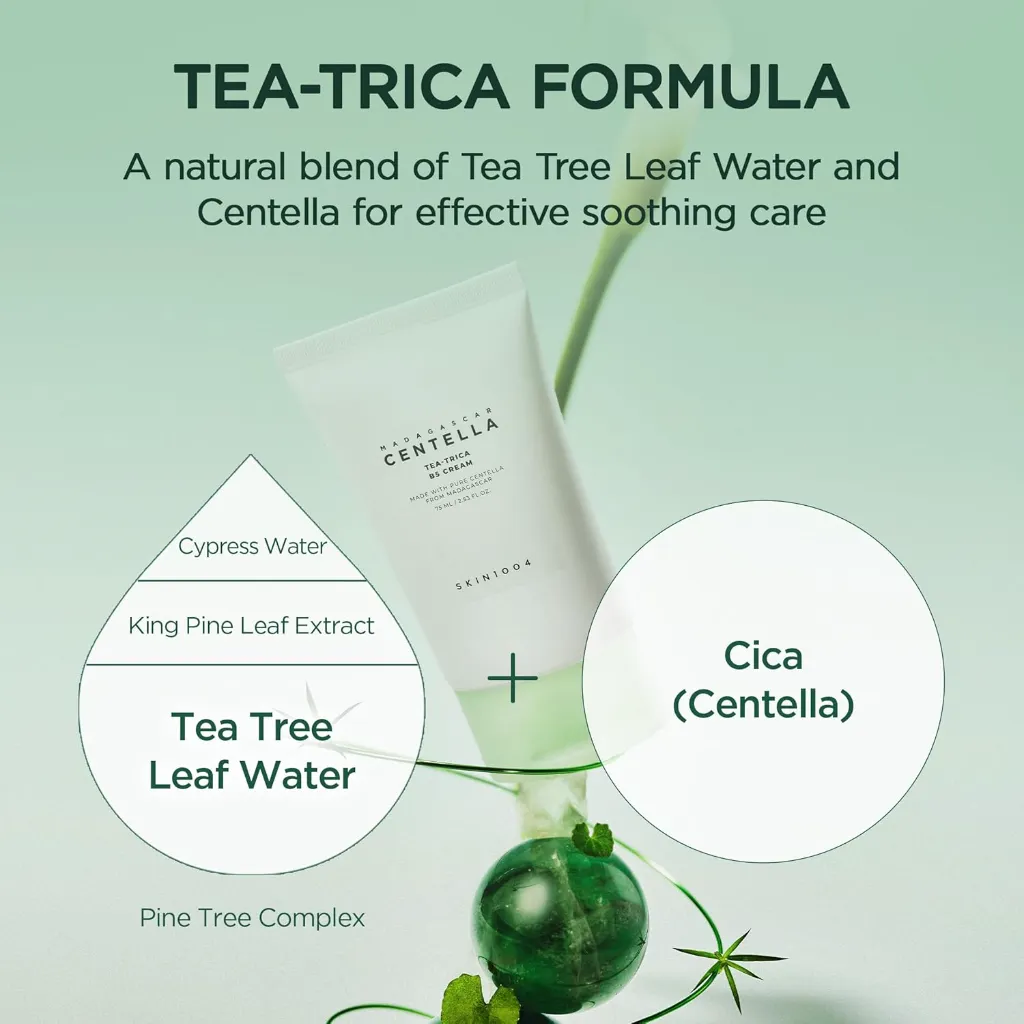 SKIN1004 Madagascar Centella Tea-Trica B5 Cream 75ml - Gallery View 2 | Abdulghani Trading