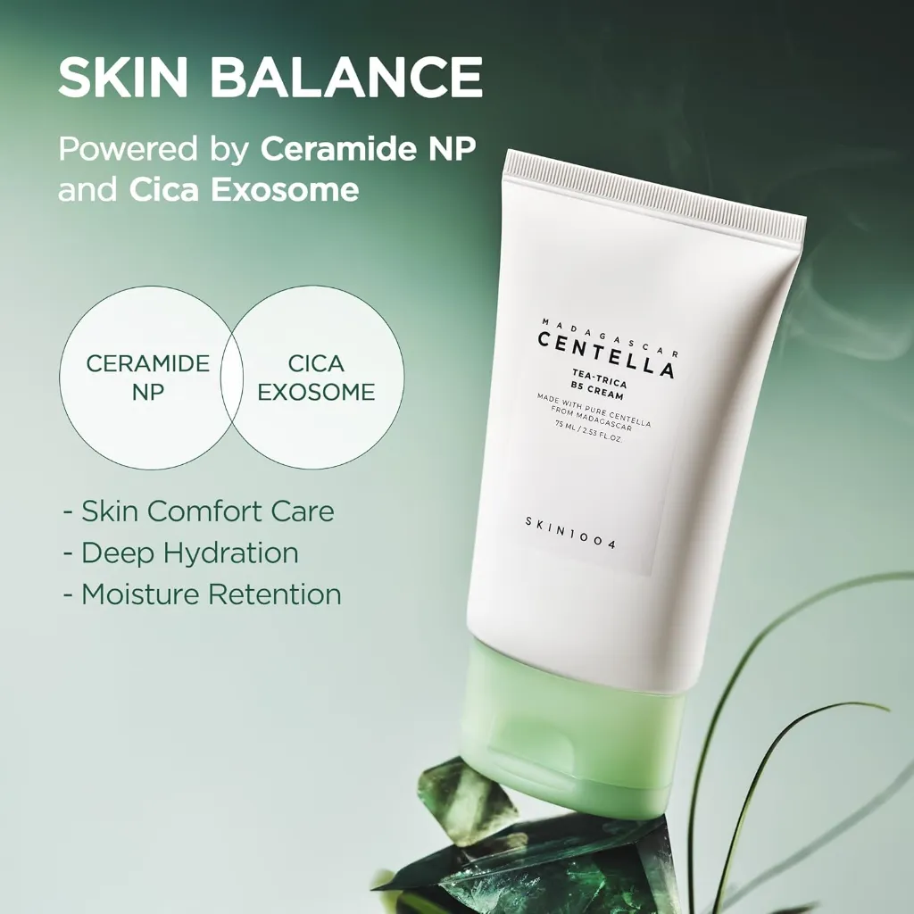 SKIN1004 Madagascar Centella Tea-Trica B5 Cream 75ml - Gallery View 3 | Abdulghani Trading