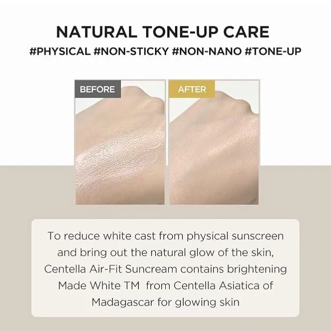 SKIN1004 Madagascar Centella Air-Fit Suncream Plus SPF50+ PA++++ 50ml - Gallery View 2 | Abdulghani Trading