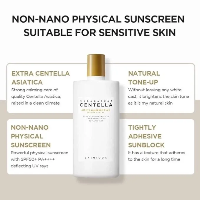 SKIN1004 Madagascar Centella Air-Fit Suncream Plus SPF50+ PA++++ 50ml - Gallery View 3 | Abdulghani Trading