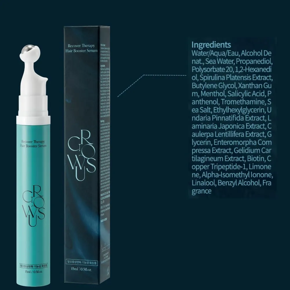 GROWUS Recover Therapy Hair Booster Serum 15ml Unisex - Product View 2 | Abdulghani Trading