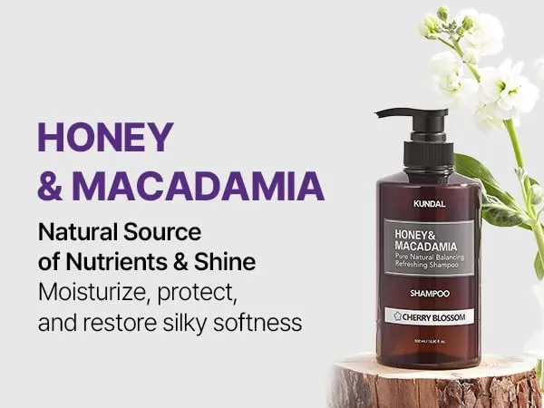 KUNDAL Honey & Macadamia Nature Shampoo 500ml – Pink Grapefruit – Unisex - Product View 6 | Abdulghani Trading