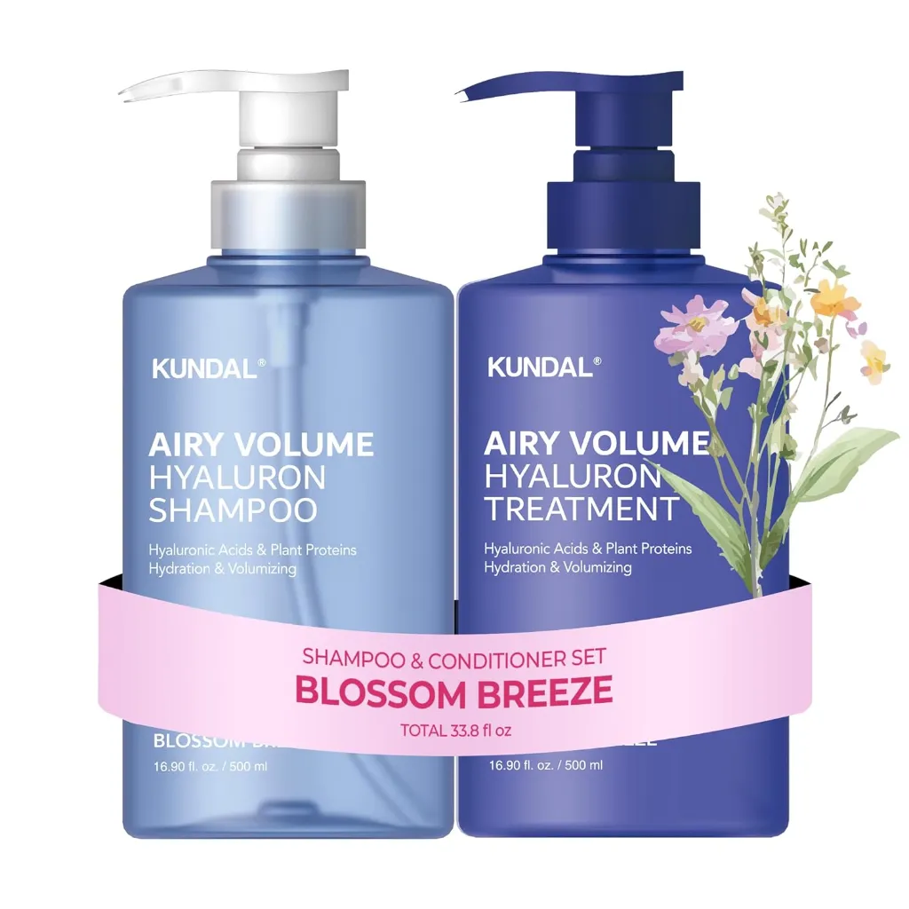 KUNDAL Airy Volume Hyaluron Hair Care Set (2x300ml) – Unisex - Product View 6 | Abdulghani Trading