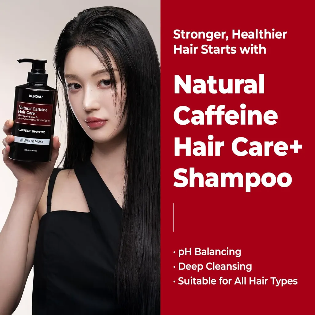 KUNDAL Caffeine Shampoo 500ml – Unisex - Product View 2 | Abdulghani Trading