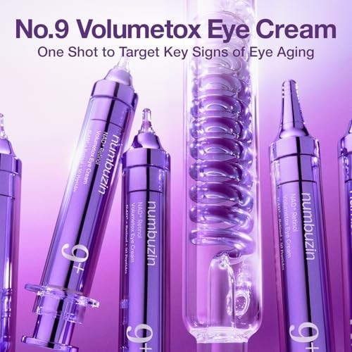 Numbuzin No. 9 NAD+ Retinol Volumetox Eye Cream Anti-wrinkle Eye Cream for Reducing Puffiness and Dark Circles 10 Ml
