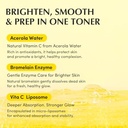 EQQUALBERRY Vitamin Illuminating Toner - Brightening Vitamin C & Niacinamide 3% | Gentle Daily Exfoliating | Skin-Prep Hydration for Glowy Skin(5.07 F