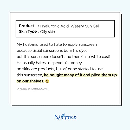 Isntree Hyaluronic Acid Watery Sun Gel (2ea) Set