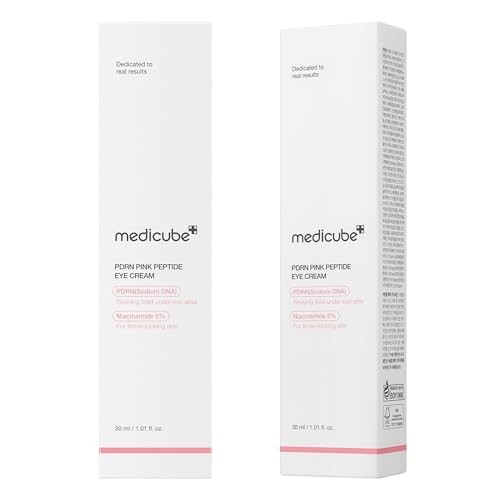 Medicube PDRN Pink Peptide Eye Serum Korean Skincare - 30ml: Cream, Unscented, Normal Skin