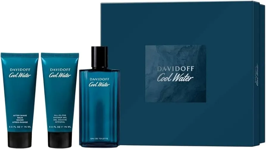 Davidoff Cool Water Eau de Toilette for Men 125ml Gift Set - Official Product Image | Abdulghani Trading
