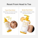 Medicube Body Peel Shot with Turmeric | Gentle Body Exfoliating Serum with BHA, LHA & PHA for Dead Skin Cells, Uneven Looking Skin & Excess Sebum | 9.