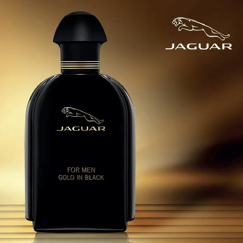Jaguar Classic Gold in Black Eau de Toilette 100ml for Men - Bottle View | Abdulghani Trading