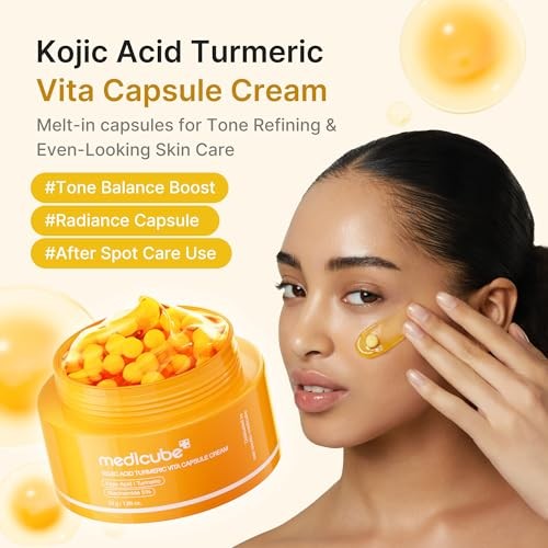 Medicube Kojic Acid Turmeric Vita Capsule Cream - 53 g - Official Product Image | Abdulghani Trading