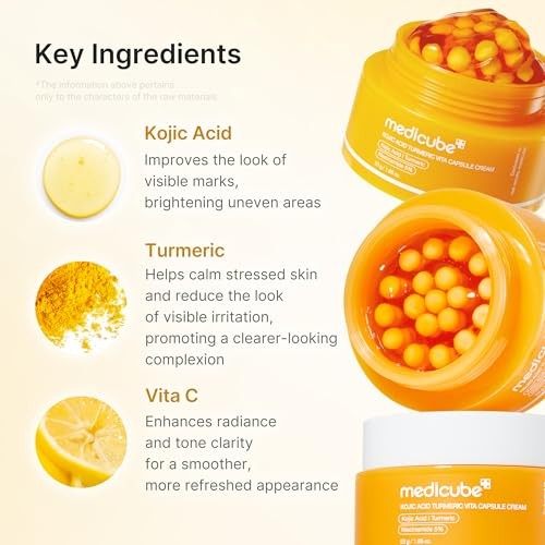 Medicube Kojic Acid Turmeric Vita Capsule Cream - 53 g - Product View 2 | Abdulghani Trading