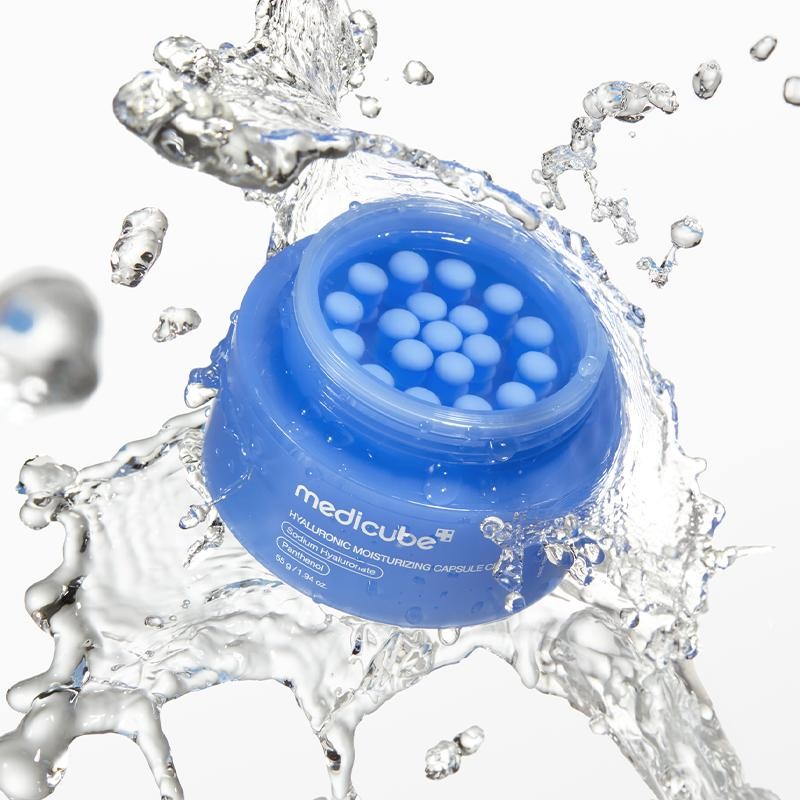 Medicube Capsule Cream with Hyaluronic Acid | 120H Lasting Hydration  Barrier Care  Calming Daily Facial Moisturizer for All Skin Types | Panthenol & 