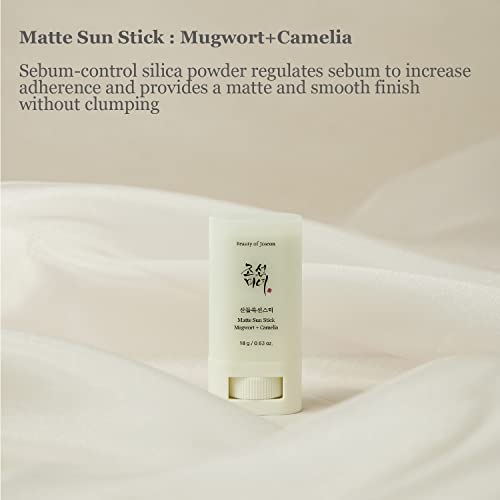 Beauty of Joseon Matte Sun Stick Mugwort + Camelia - 0.63 Oz