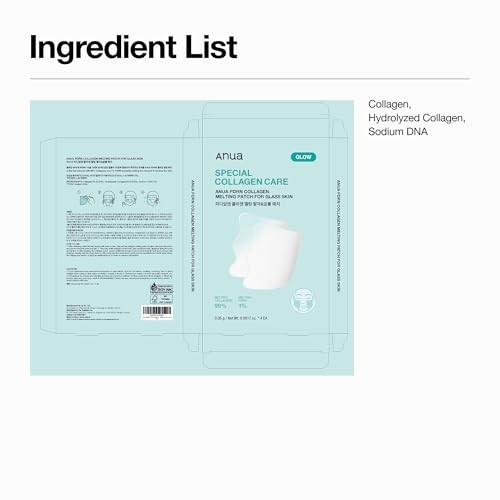 ANUA - PDRN Collagen Melting Patch for Glass Skin - 4pcs