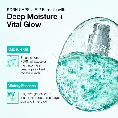 ANUA PDRN Collagen Glow Facial Serum Spray, Hydrating Face Mist, Hyaluronic Acid, Dewy Glass Finish, All Skin Types, Instant Plumping Hydration, Firmi