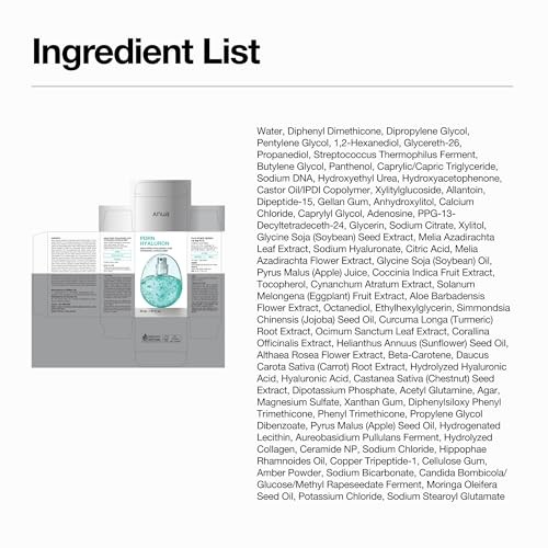 ANUA PDRN Collagen Glow Facial Serum Spray, Hydrating Face Mist, Hyaluronic Acid, Dewy Glass Finish, All Skin Types, Instant Plumping Hydration, Firmi