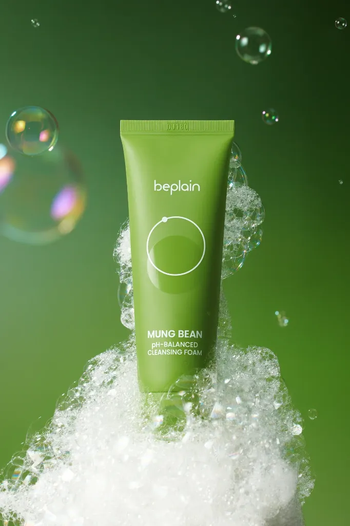 Beplain_Mung_Bean_pH-Balanced_Cleansing_Foam_40ml_BUBBLE.webp