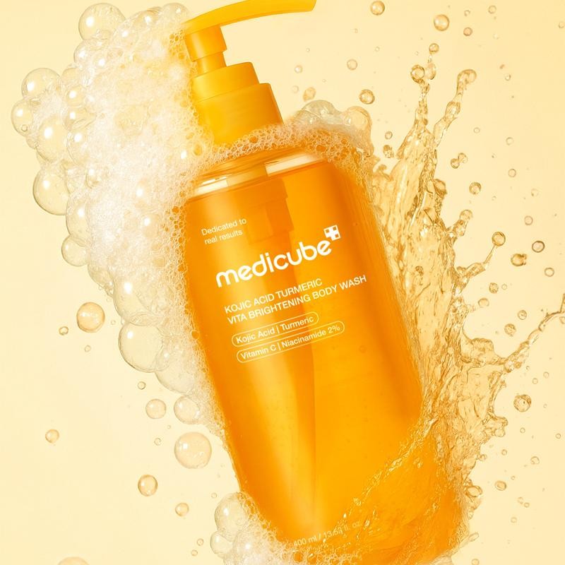Medicube Kojic Acid Turmeric Vita Brightening Body Wash 400ml - Official Product Image | Abdulghani Trading