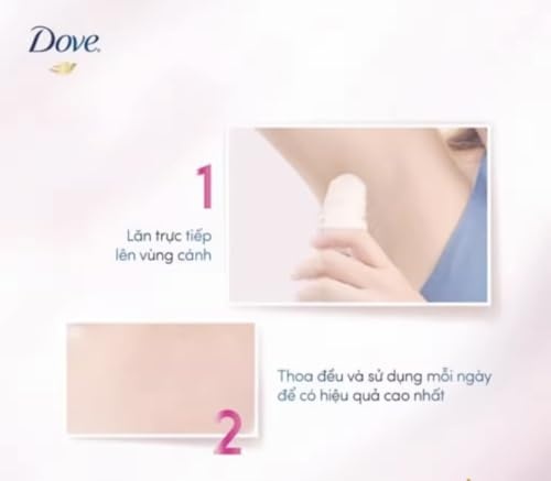 Dove Radiant + Care : Deodorant Serum Rollon with 3% Niacinamide + 10x Vitamin C&E for Even Tones + Dark Mark Reducer